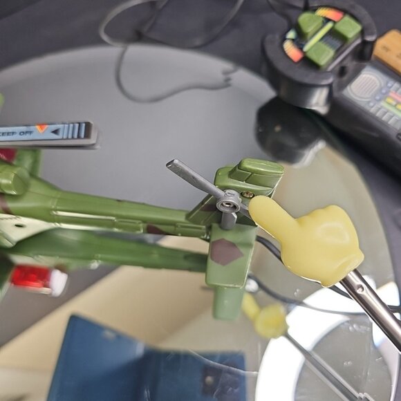 Vintage Excite Air Patrol Remote Control Helicopter 9.5 Inch Tested Read - Picture 7 of 9